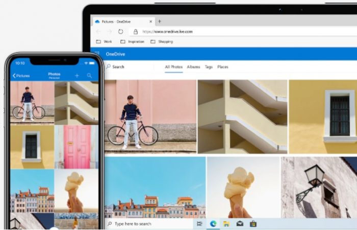 интерфейс onedrive